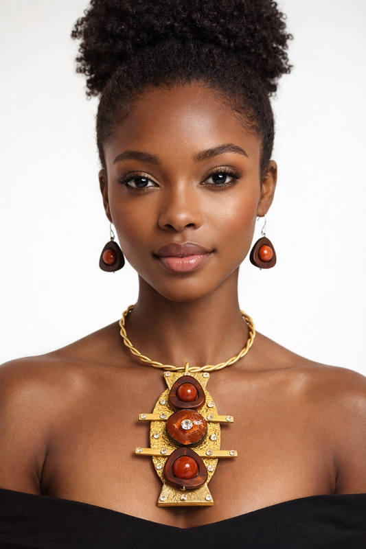 Too Bold to Fold Set-Necklace