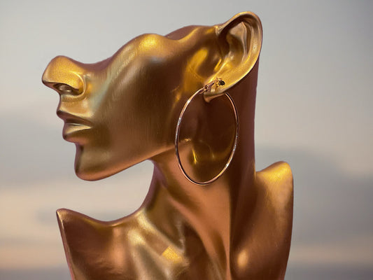 Empress Gold Hoops-Earrings