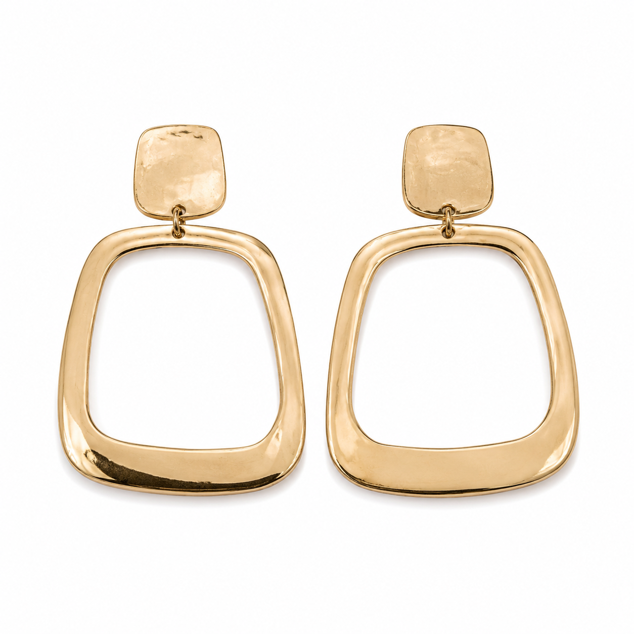 City Chic Frame (Clip-On) Drops-Earrings