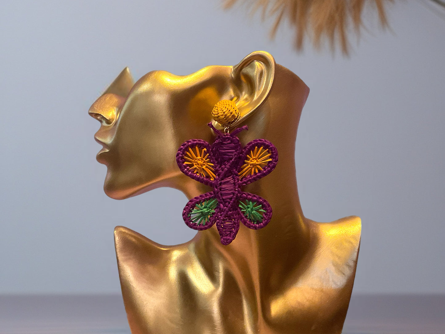 Iraca Flutter-Earrings