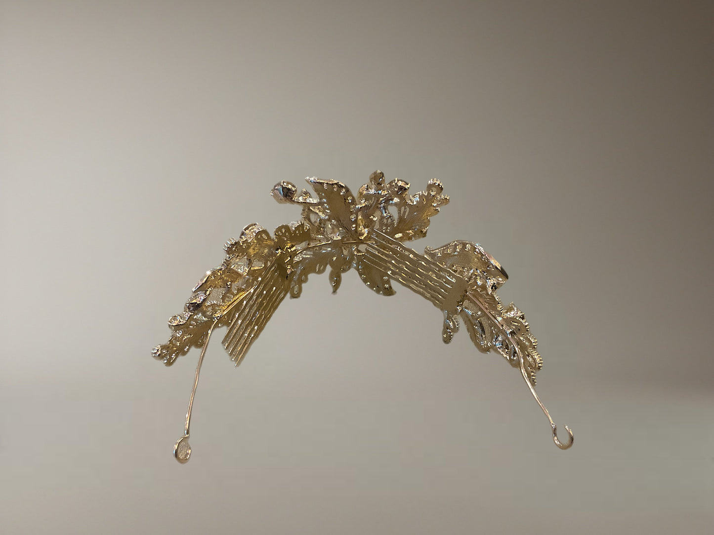 Golden Petal Clip- Hair Clip