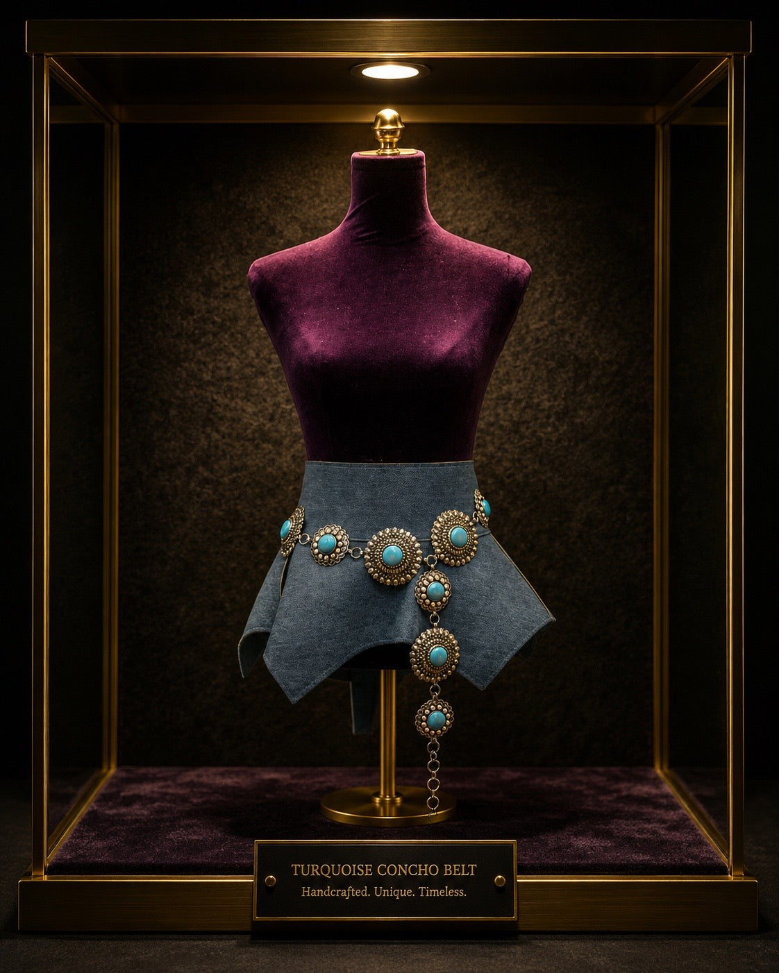 Turquoise Reign Statement-Belts