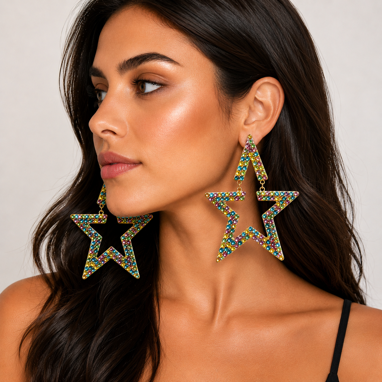 Star Power Mosaic-Earrings