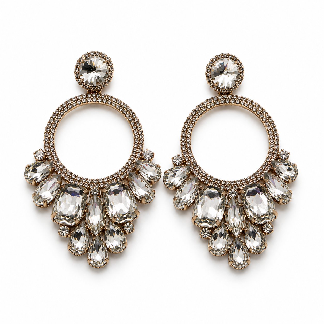 Diamond Rain Drip- Earrings