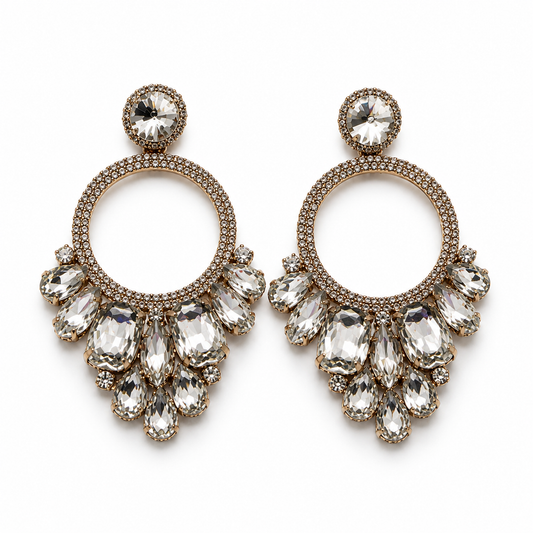 Diamond Rain Drip- Earrings