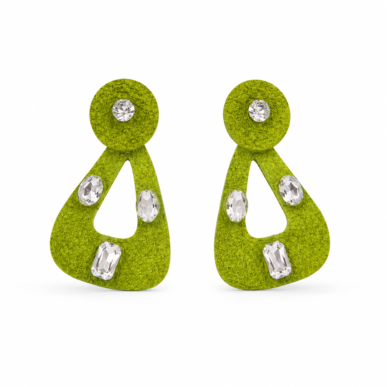 Lime in the Spotlight Necklace & Earring Set