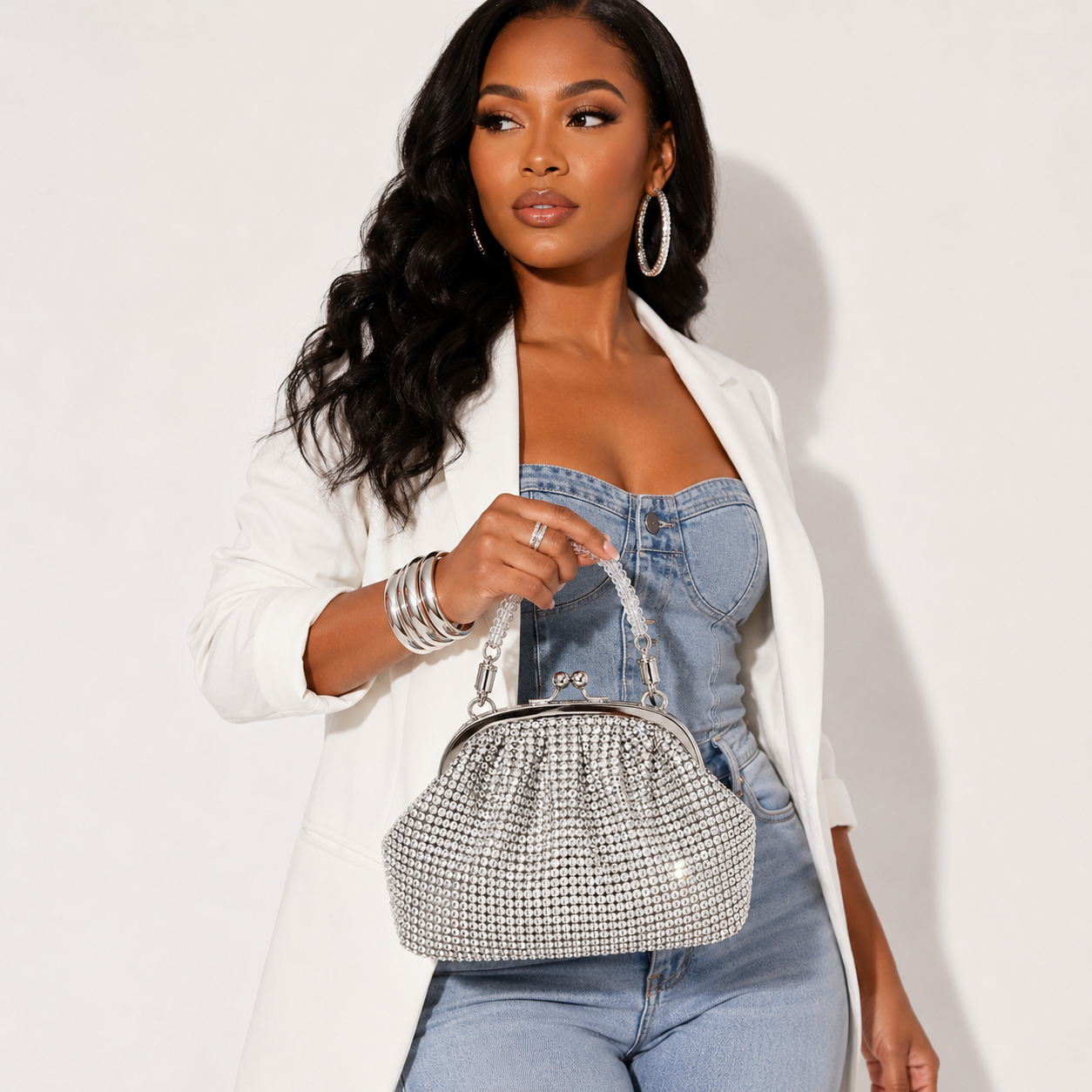 Sparkle Coin Clutch