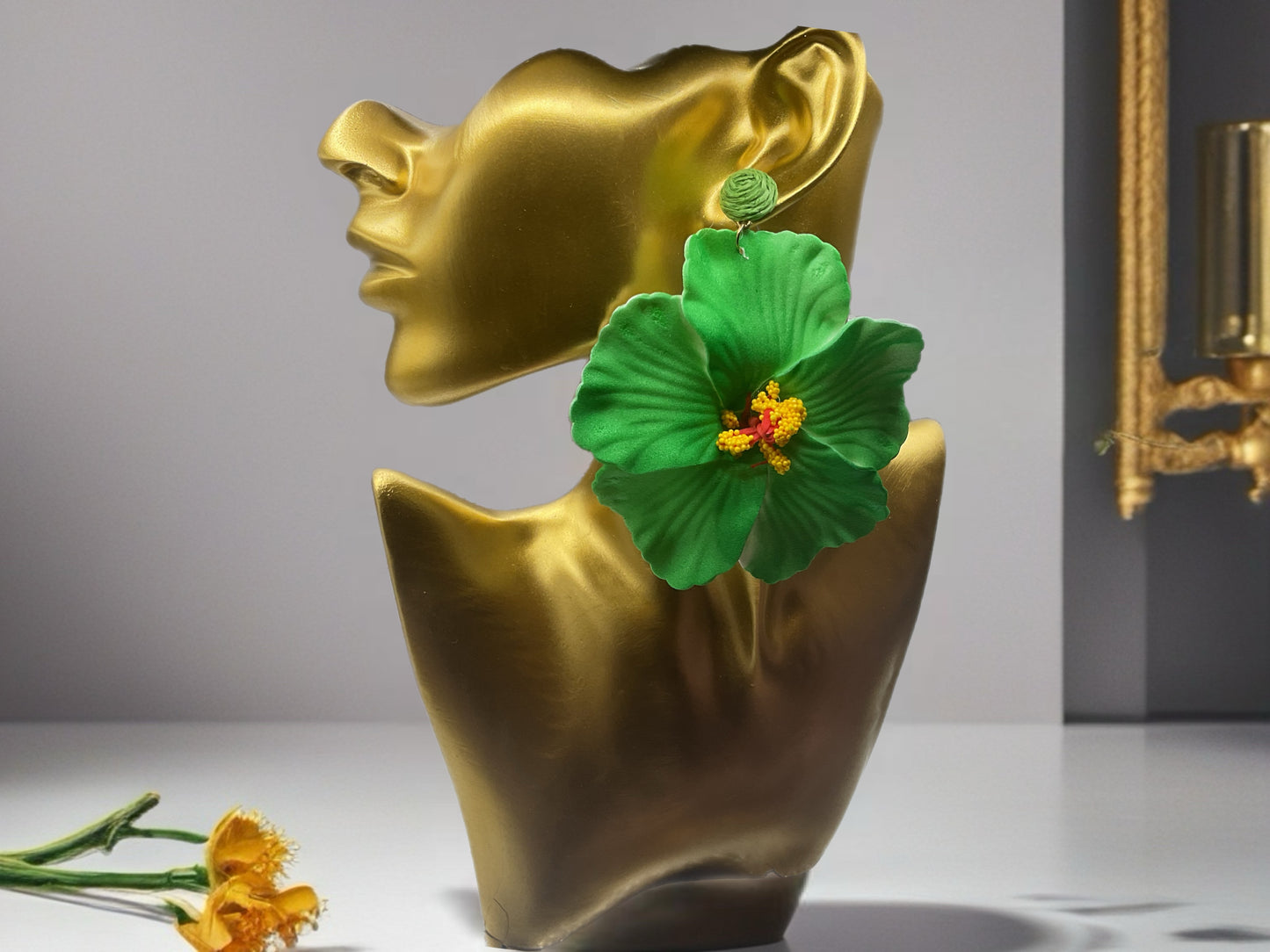 Hibiscus Hottie-Earrings