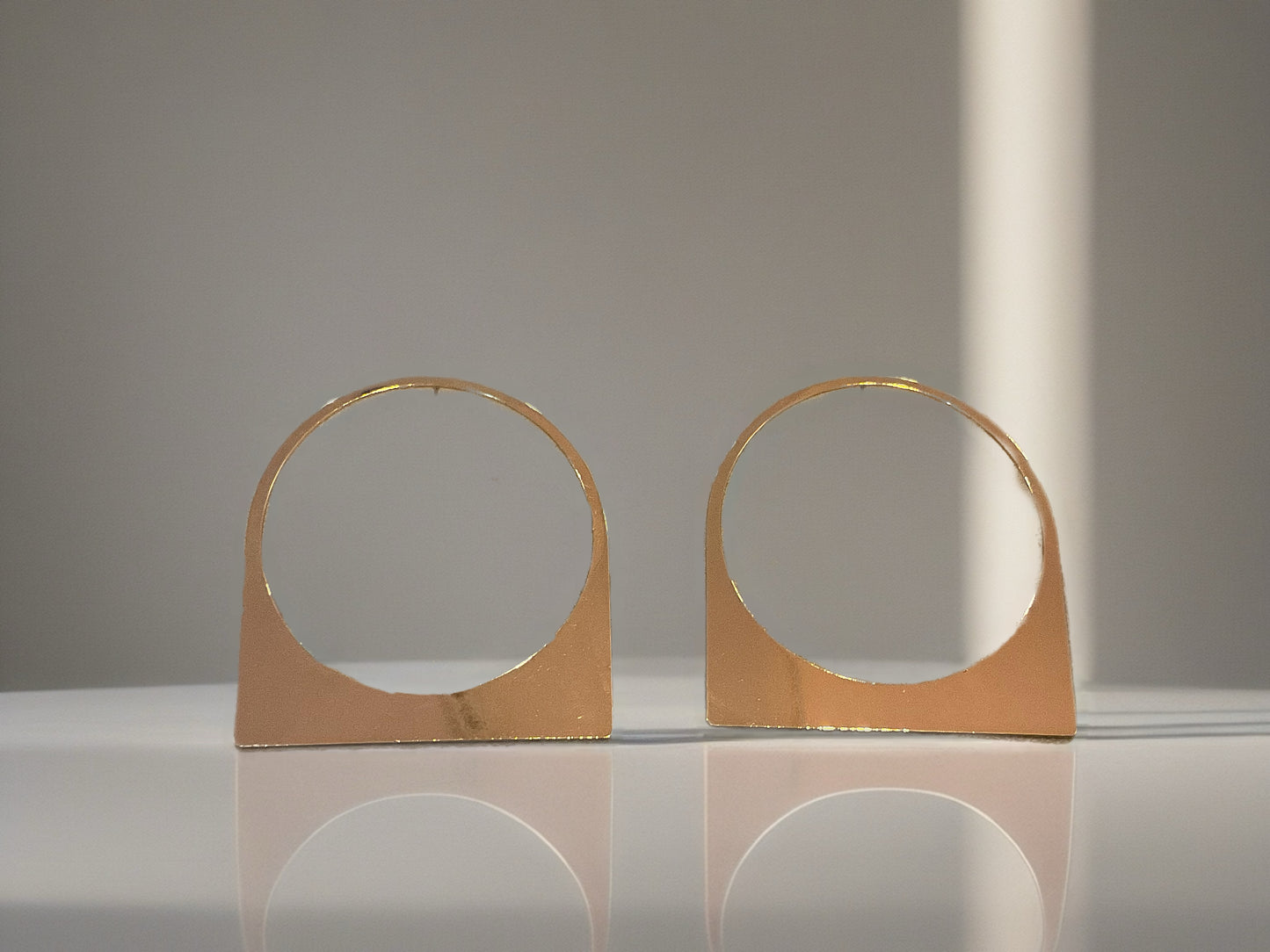 Solene Geometric Hoops-Earrings