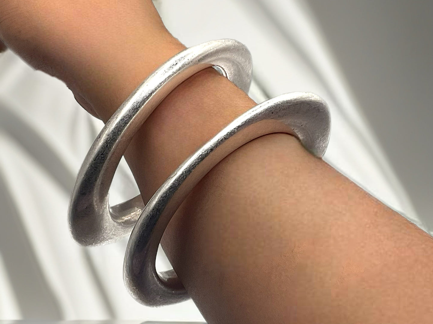 Urban Curve Bangle Set-Bracelet