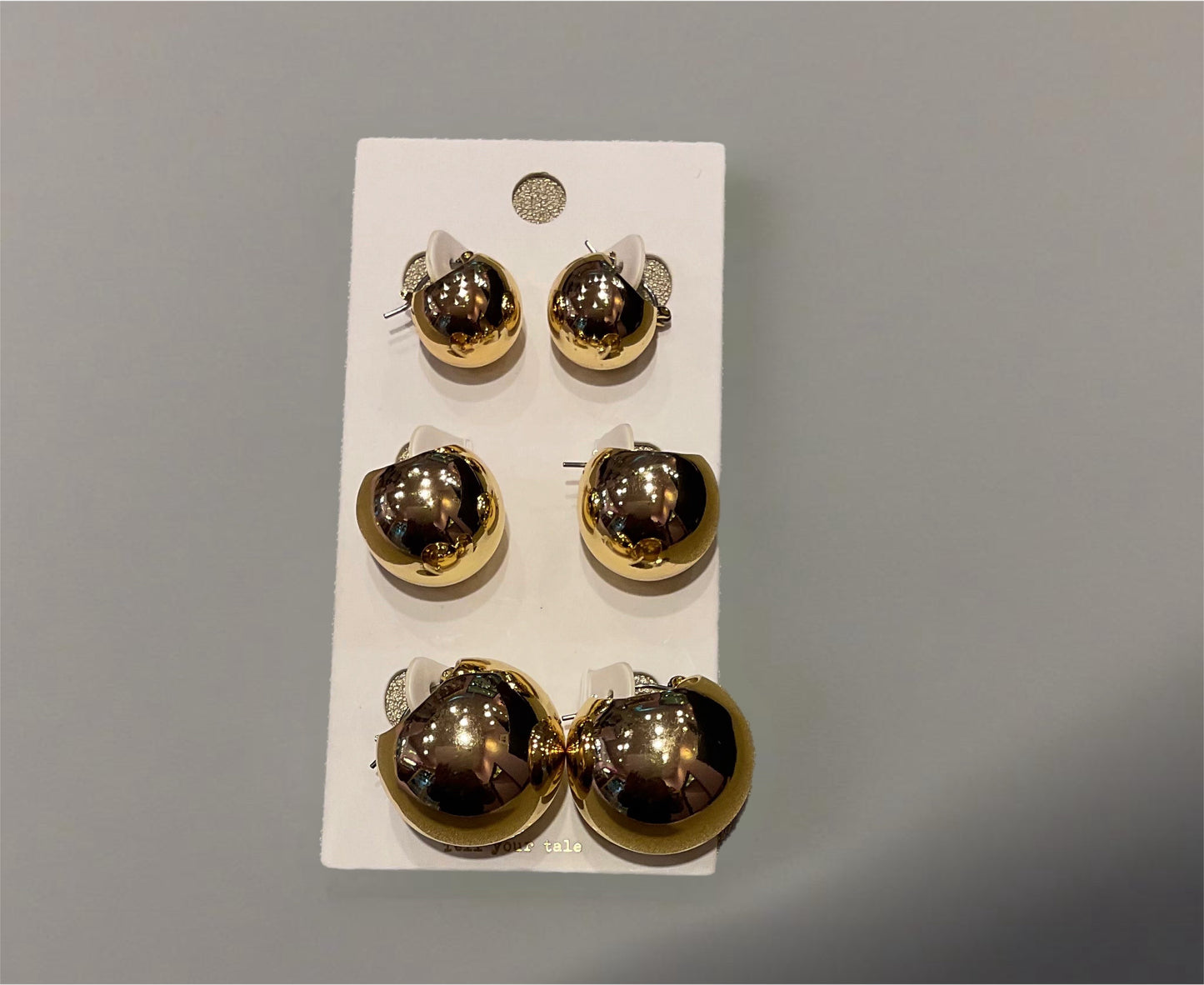 Ballin Babe Earring Trio - Gold & Silver