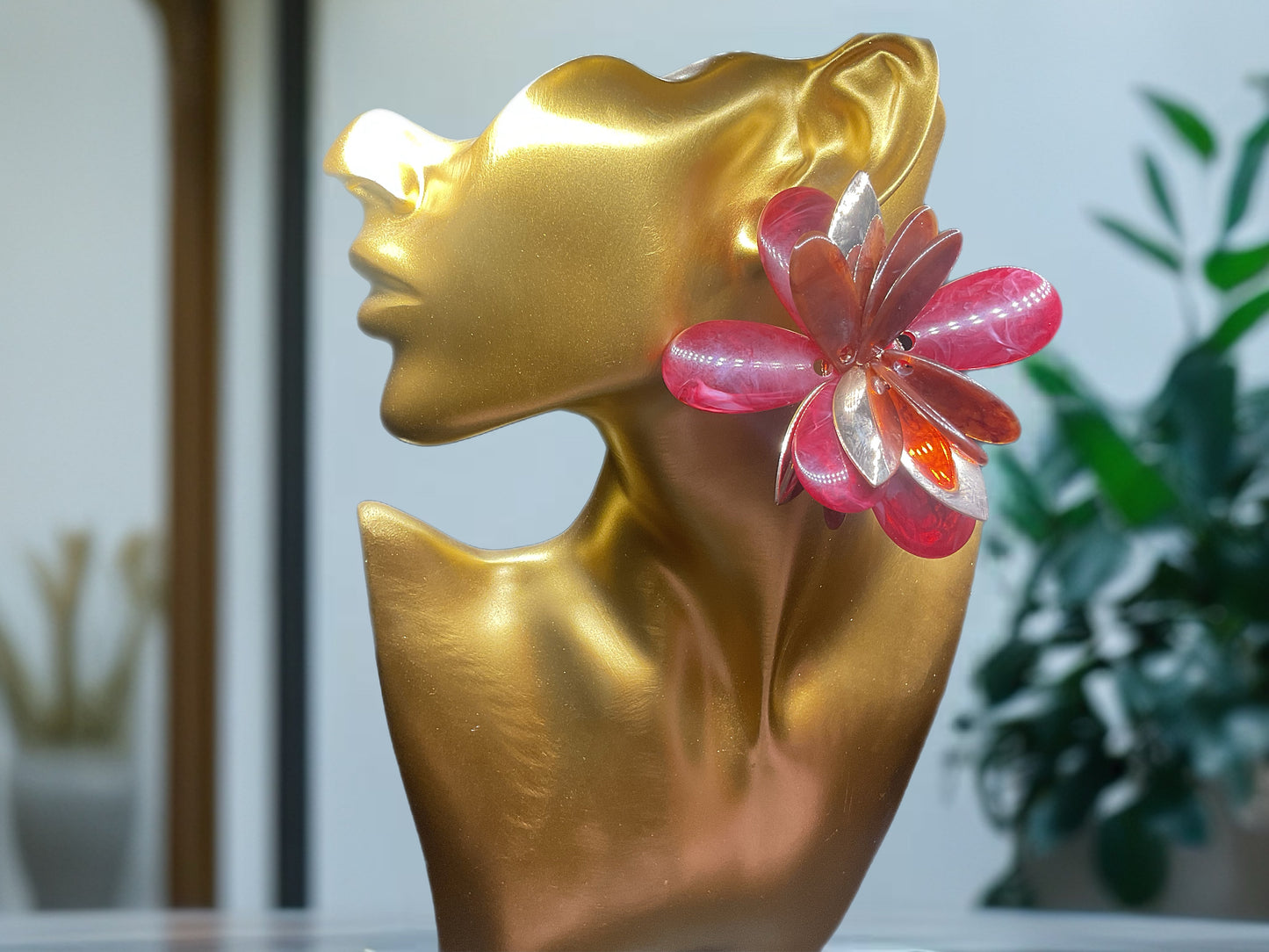 Golden Motif Earrings