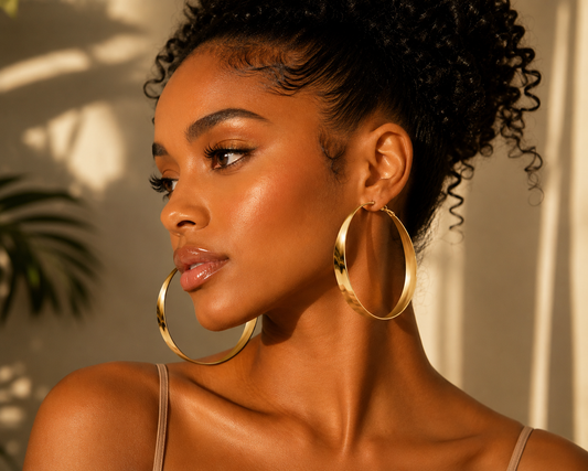 Chic Twist Hoops-Earrings