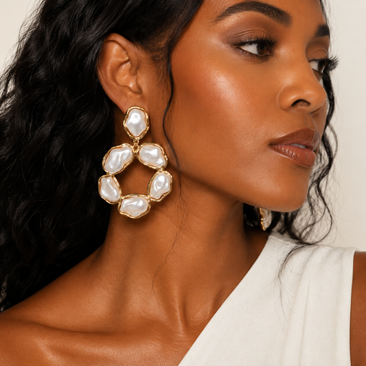 Pearl Socialite-Earrings