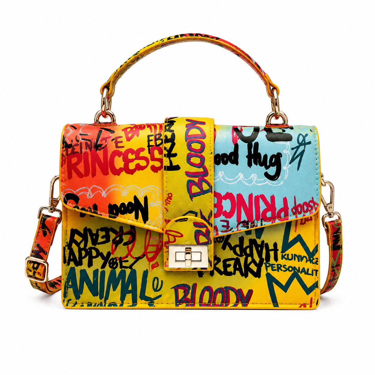 Graffiti Glam Girl -Purse/Clutch