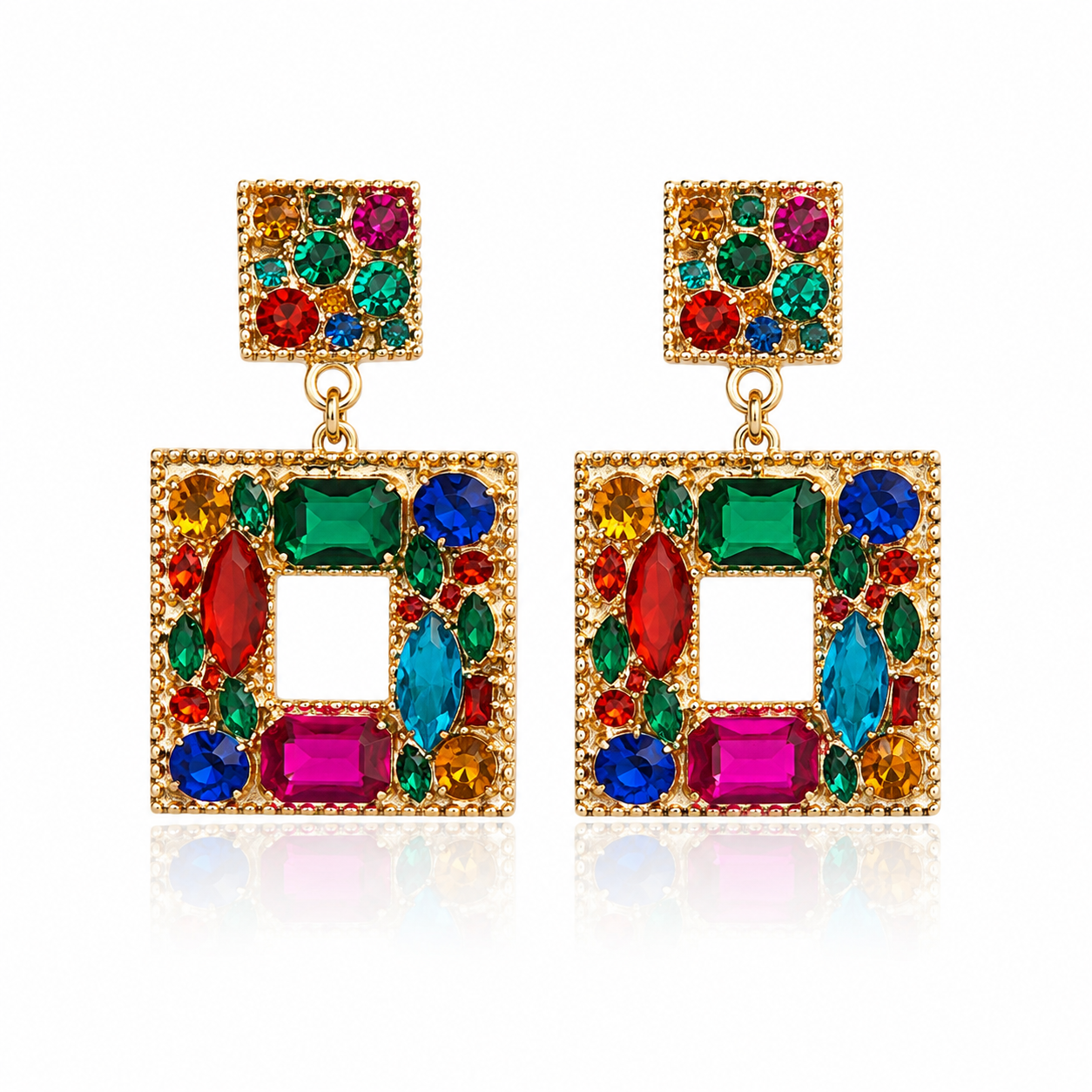 The Midnight Marquise Collection-Earrings