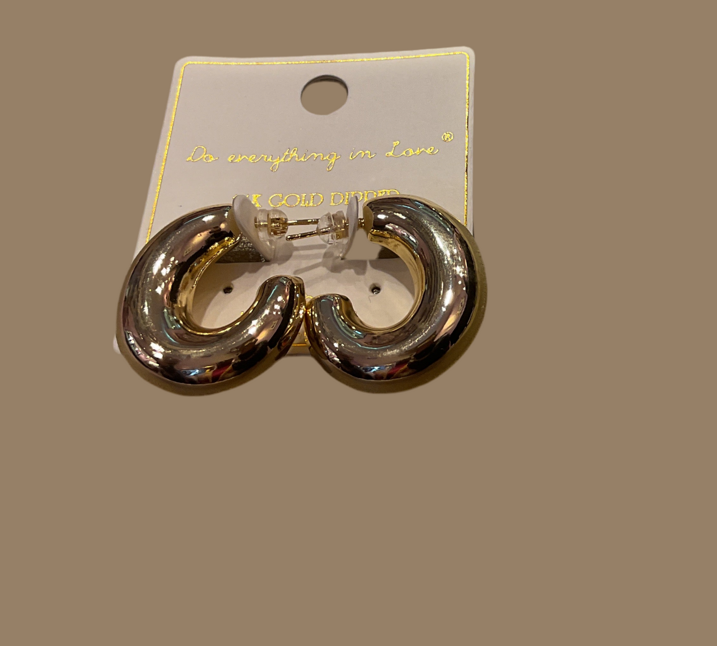 In the moment hoop earring