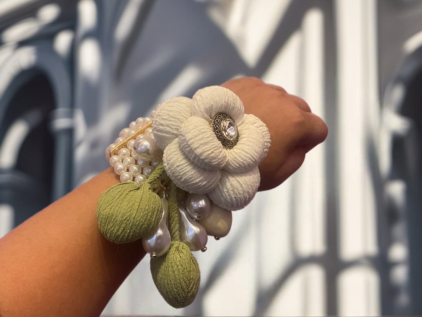 Lemon Blossom Flower-Bracelet