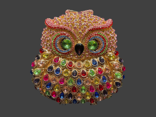 Owl Crystal Swarovski-Purse