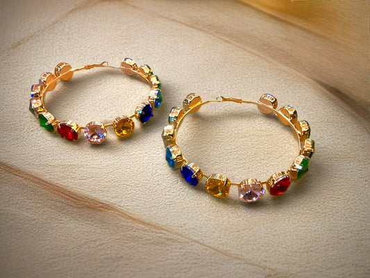 Prism Royale Hoops-Earrings