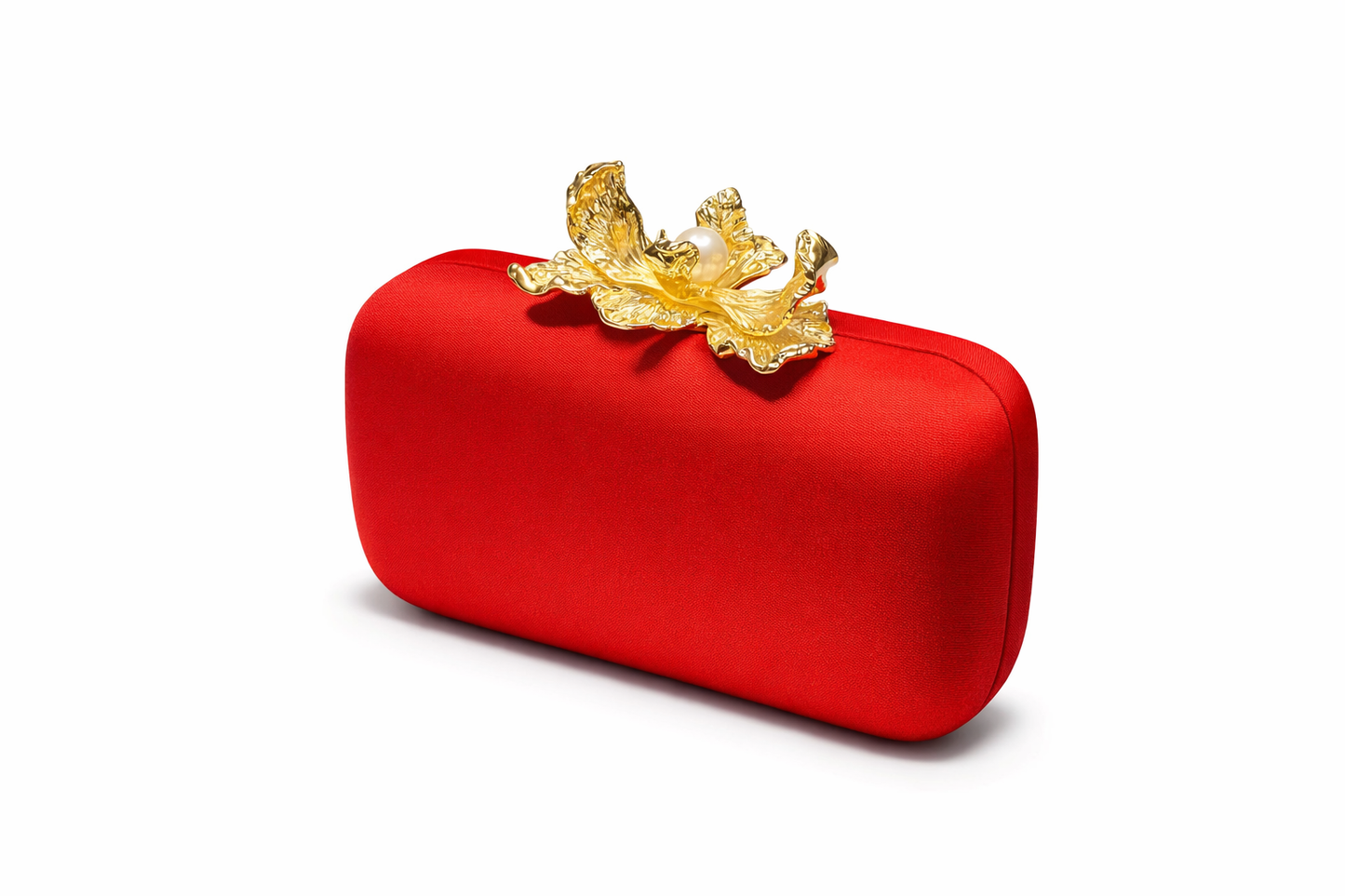 Pearl-Kissed Petals-Clutch