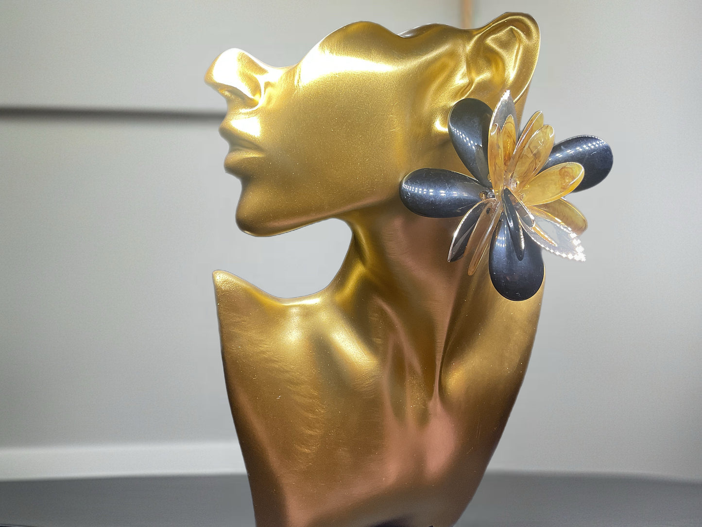 Golden Motif Earrings