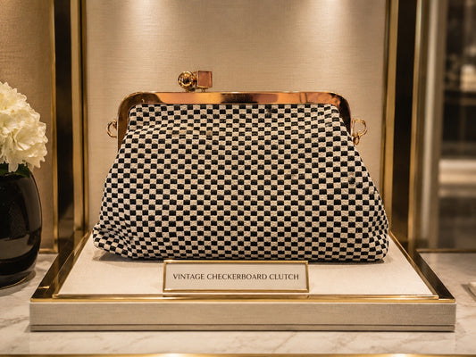 Vintage Checkerboard - Purse