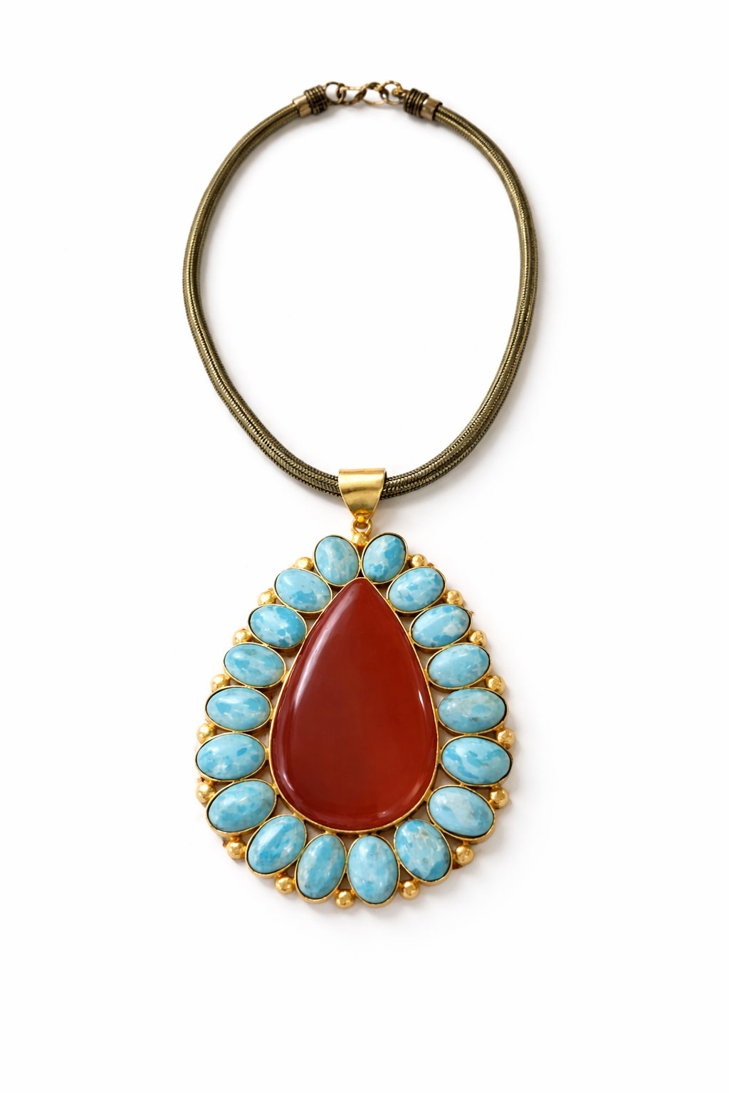 Sahara Teardrop-Necklace