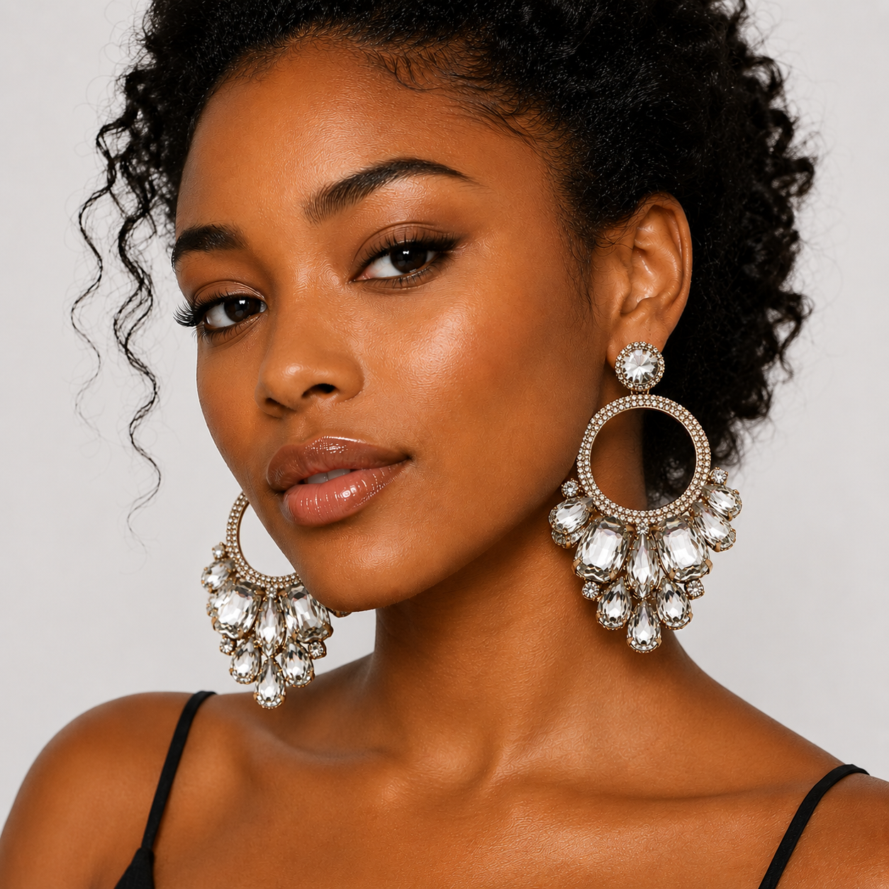 Diamond Rain Drip- Earrings