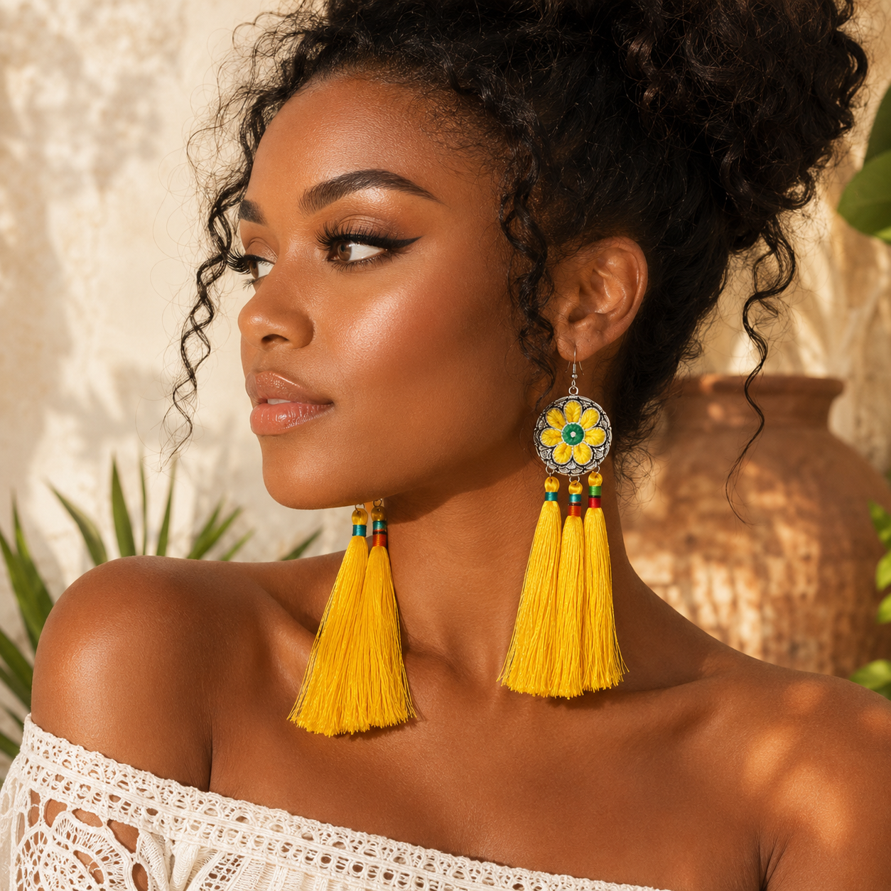 Flirt in Full Bloom-Earrings