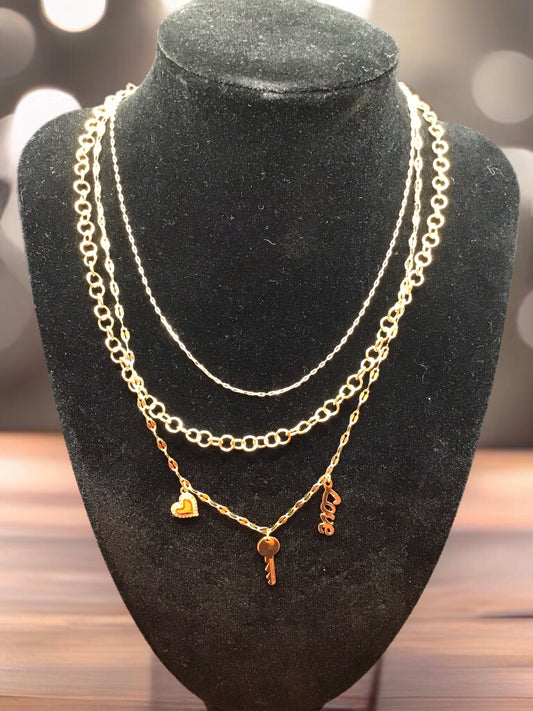 Keys of Love- Necklace
