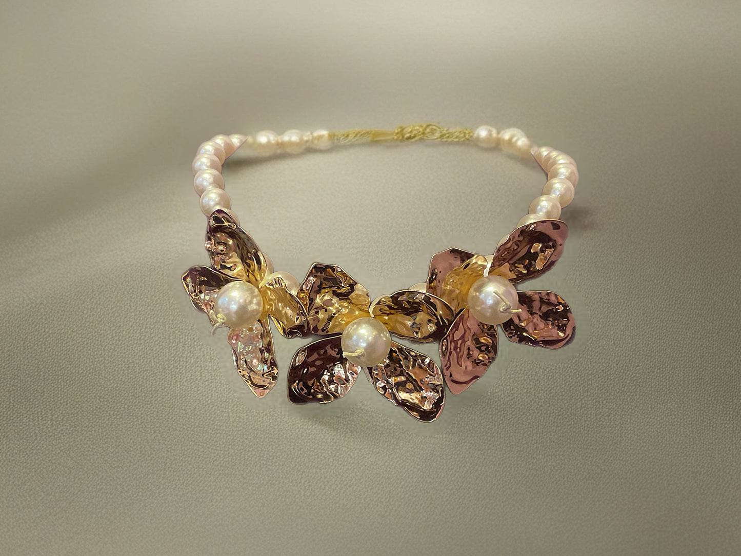 Pearl Pedal Necklace