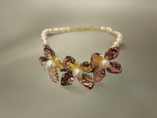 Pearl Pedal Necklace