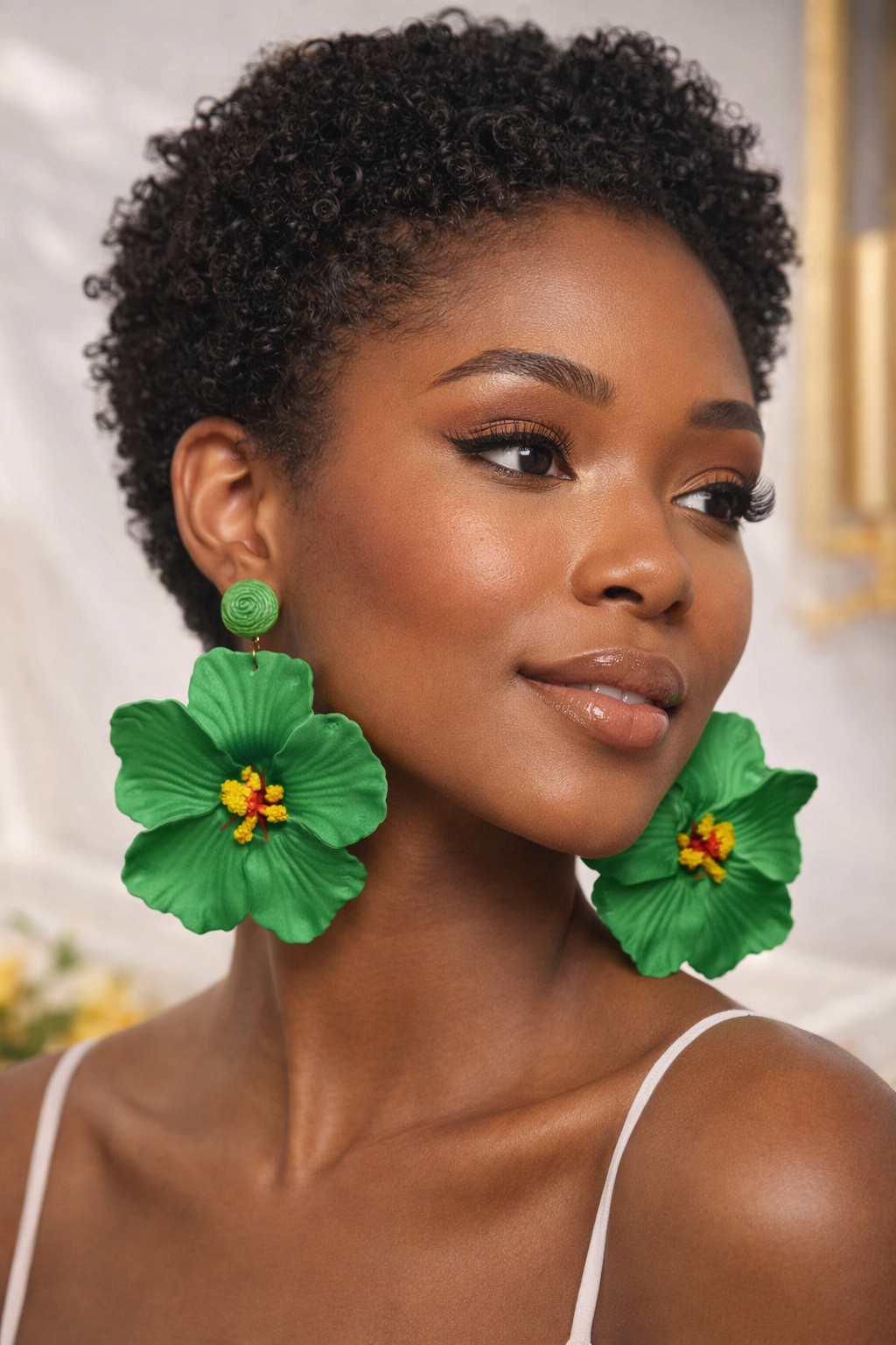 Hibiscus Hottie-Earrings