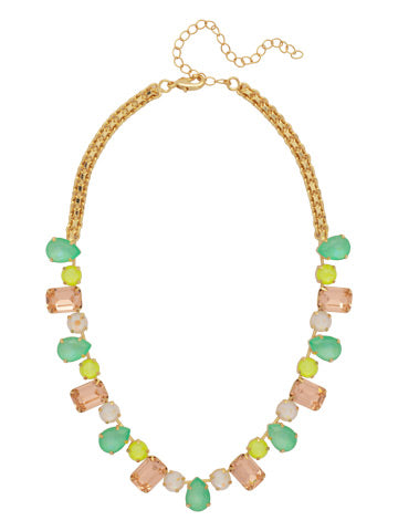 Emerald Pear Tennis Necklace- Specialty