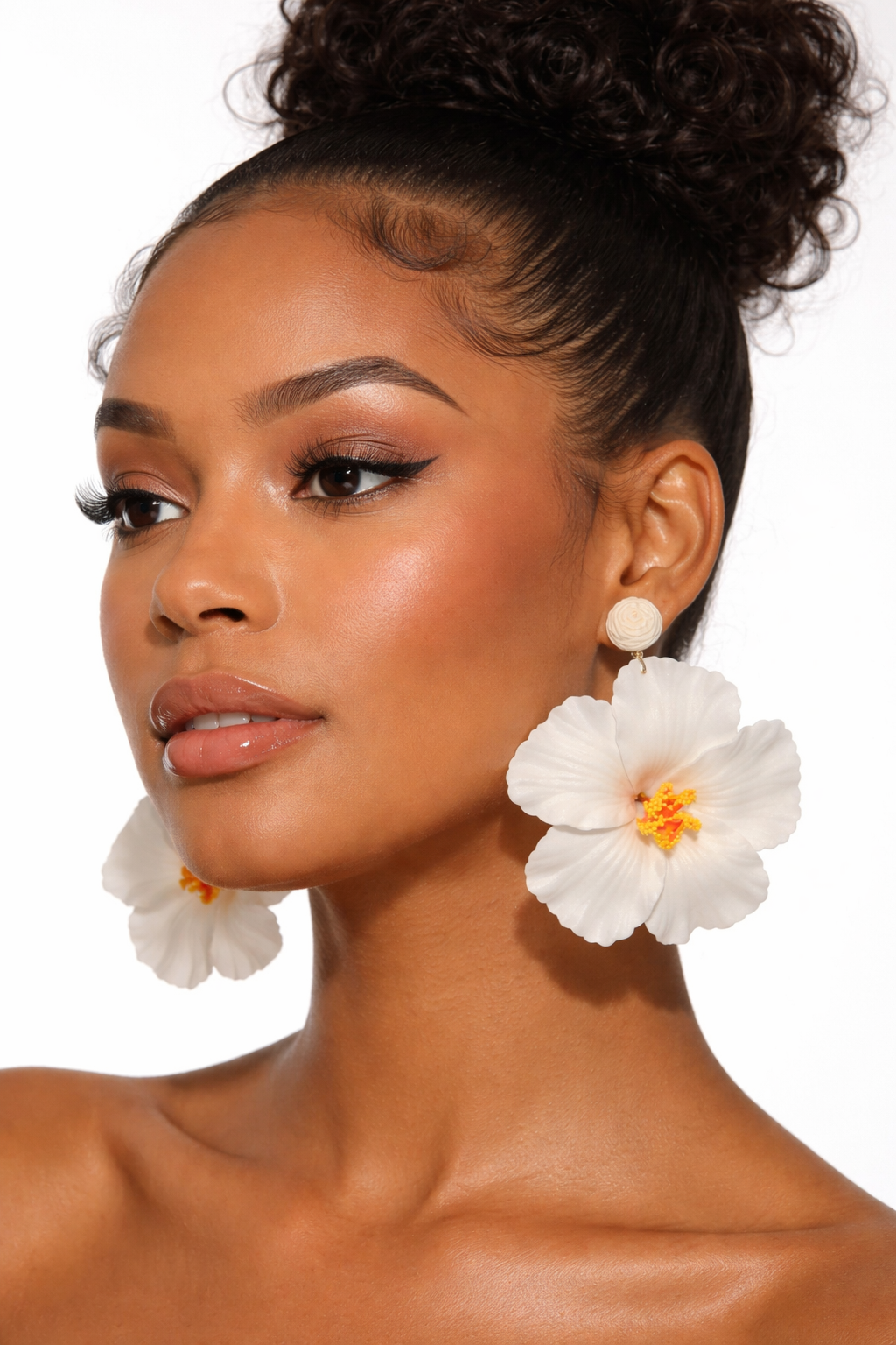 Hibiscus Hottie-Earrings