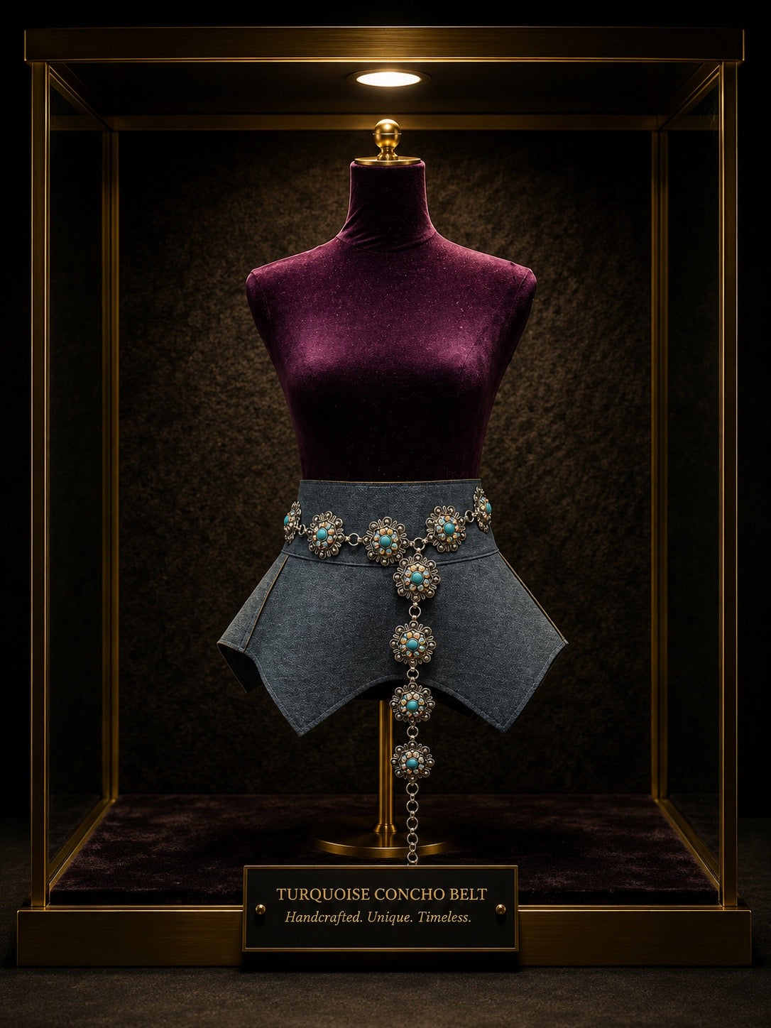 Turquoise Reign Statement-Belts