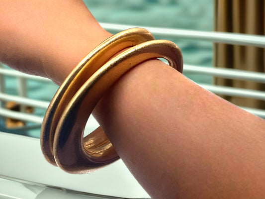 Urban Curve Bangle Set-Bracelet