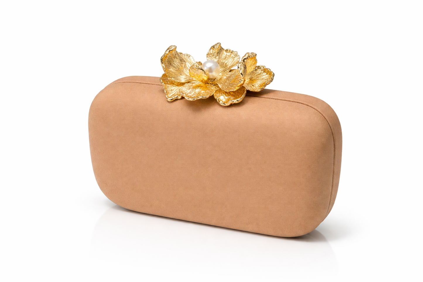 Pearl-Kissed Petals-Clutch