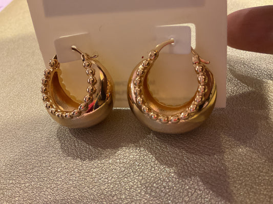 Orbit Circle earrings-Gold/Silver