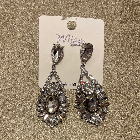Double Trouble Earrings - Sliver