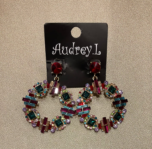 Tropicana Mami Bling Earrings - Multicolored