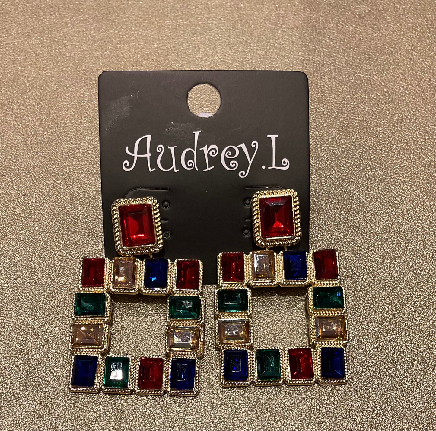 Color Me Bling Earrings - Multicolored