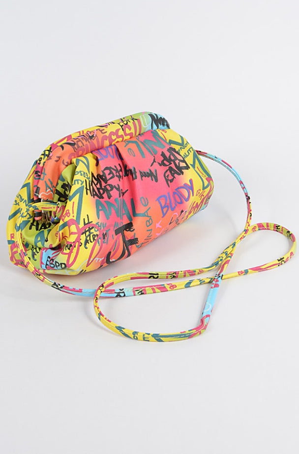 Graffiti Glam Girl -Purse/Clutch