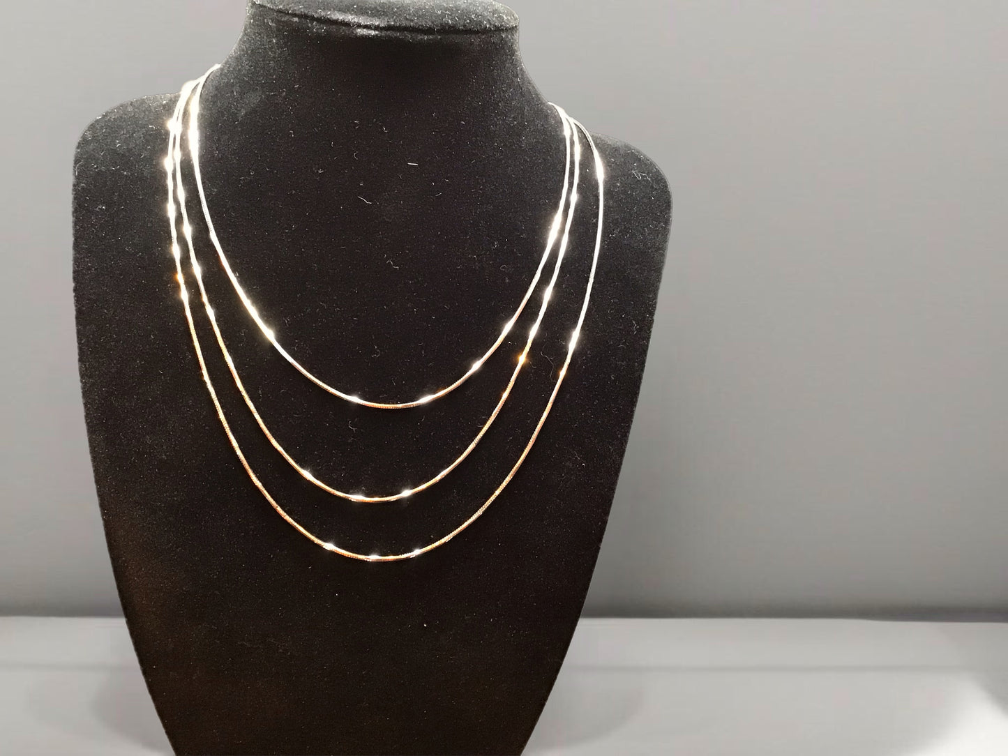 3 Layer Herringbone- Necklace