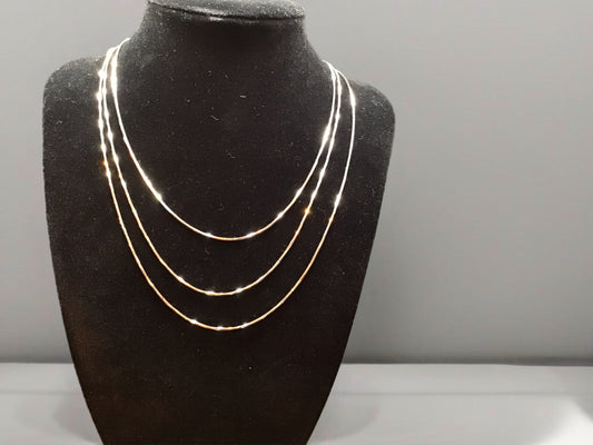 3 Layer Herringbone- Necklace