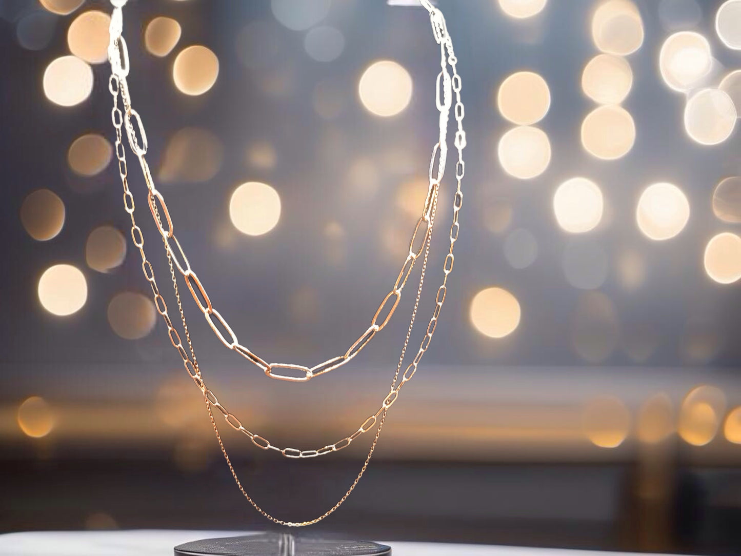 Draped in Silver  - Necklace
