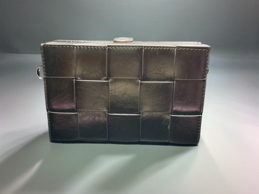 Don't be square weaved crossbody purse