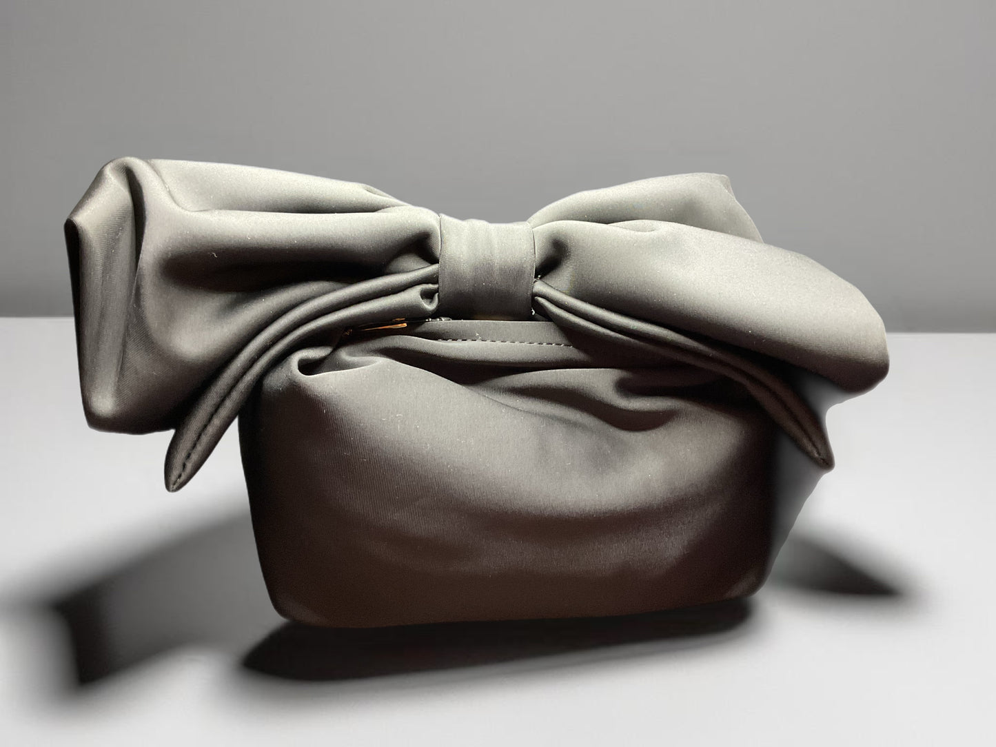 Satin Bow Handle Purses