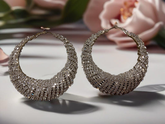 Finishing Touch Hoop Earrings